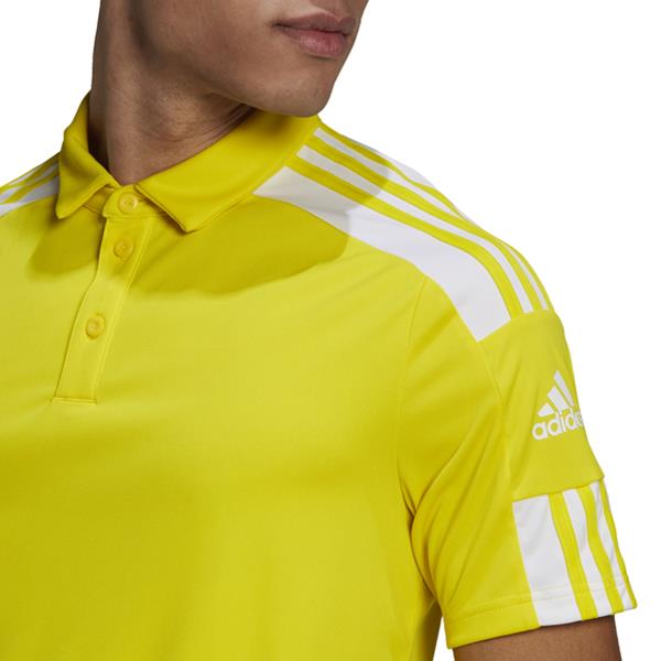 adidas Squadra 21 Team Yellow/White Polo